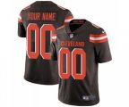 Cleveland Browns Customized Brown Team Color Vapor Untouchable Limited Player Football Jersey