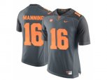 2016 Tennessee Volunteers Peyton Manning #16 College Football Limited Jersey - Grey