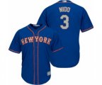 New York Mets Tomas Nido Replica Royal Blue Alternate Road Cool Base Baseball Player Jersey