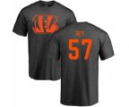 Cincinnati Bengals #57 Vincent Rey Ash One Color T-Shirt