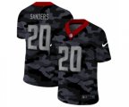 Detroit Lions #20 Barry Sanders 2020 Black CAMO Vapor Untouchable Limited Stitched NFL Jersey