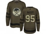Adidas Buffalo Sabres #95 Justin Bailey Green Salute to Service Stitched NHL Jersey
