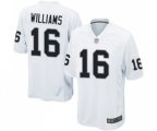 Oakland Raiders #16 Tyrell Williams Game White Football Jersey