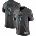 Jacksonville Jaguars #7 Chad Henne Gray Static Vapor Untouchable Limited NFL Jersey