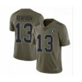 Las Vegas Raiders #13 Hunter Renfrow Olive Stitched Football Limited 2017 Salute to Service Jersey