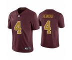 Washington Football Team #4 Taylor Heinicke Red Vapor Untouchable Limited Stitched Jersey