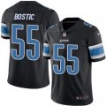 Detroit Lions #55 Jon Bostic Limited Black Rush NFL Jersey