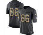 Indianapolis Colts #86 Erik Swoope Limited Black 2016 Salute to Service Football Jersey