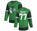 Chicago Blackhawks #77 Kirby Dach 2020 St. Patrick's Day Stitched Hockey Jersey Green
