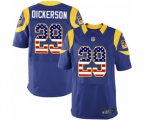 Los Angeles Rams #29 Eric Dickerson Elite Royal Blue Alternate USA Flag Fashion Football Jersey