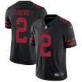San Francisco 49ers #2 Jeff Locke Black Vapor Untouchable Limited Player NFL Jersey