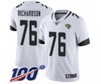 Jacksonville Jaguars #76 Will Richardson White Vapor Untouchable Limited Player 100th Season Football Jersey