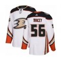 Anaheim Ducks #56 Brayden Tracey Authentic White Away Hockey Jersey