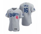 Los Angeles Dodgers Will Smith Gray 2020 World Series Champions Authentic Jersey
