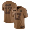 Las Vegas Raiders #17 Davante Adams Nike Brown 2023 Salute To Service Limited Jersey