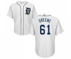Detroit Tigers #61 Shane Greene Replica White Home Cool Base Baseball Jersey