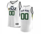 Utah Jazz White Custom Basketball Jersey - Association Edition