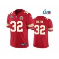Kansas City Chiefs #32 Nick Bolton Red Super Bowl LVII Patch Vapor Untouchable Limited Stitched Jersey