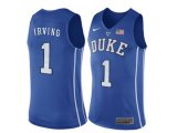 Men's Kyrie Irving #1 Duke Blue Devils Hyper Elite Authentic Performance Basketball Jersey - Royal Blue