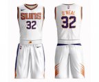 Phoenix Suns #32 Shaquille O'Neal Swingman White Basketball Suit Jersey - Association Edition