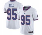 New York Giants #95 B.J. Hill Limited White Rush Vapor Untouchable Football Jersey