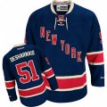 New York Rangers #51 David Desharnais Authentic Navy Blue Third NHL Jersey