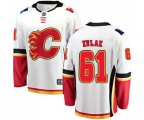 Calgary Flames #61 Brett Kulak Fanatics Branded White Away Breakaway Hockey Jersey