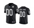 Oakland Raiders Customized Black 60th Anniversary Team Color Vapor Untouchable Limited Player Football Jersey