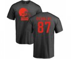 Cleveland Browns #87 Seth DeValve Ash One Color T-Shirt