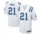 Indianapolis Colts #21 Nyheim Hines Game White Football Jersey