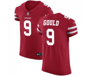 San Francisco 49ers #9 Robbie Gould Red Team Color Vapor Untouchable Elite Player Football Jersey