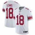 New York Giants #18 Roger Lewis White Vapor Untouchable Limited Player NFL Jersey