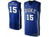 Duke Blue Devils Jahlil Okafor #15 College Basketball Jersey - Duke Blue