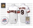 San Francisco Giants #9 Matt Williams Replica White Throwback Baseball Jersey