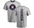 Houston Astros #30 Hector Rondon Ash Backer T-Shirt
