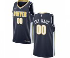 Denver Nuggets Customized Authentic Navy Blue Road Basketball Jersey - Icon Edition