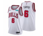 Chicago Bulls #6 Alex Caruso White Edition Swingman Stitched Basketball Jersey