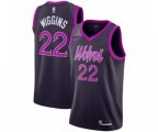 Minnesota Timberwolves #22 Andrew Wiggins Authentic Purple NBA Jersey - City Edition