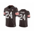 Cleveland Browns #24 Nick Chubb Brown 2023 F.U.S.E. Jim Brown Memorial Vapor Untouchable Limited Football Stitched Jersey