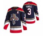 Florida Panthers #3 Keith Yandle Black 2020-21 Reverse Retro Alternate Hockey Jersey