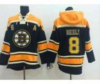 nhl jerseys boston bruins #8 neely black-yellow[pullover hooded sweatshirt patch A]