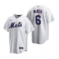 Nike New York Mets #6 Jeff McNeil White 2020 Home Stitched Baseball Jersey