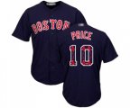 Boston Red Sox #10 David Price Authentic Navy Blue Team Logo Fashion Cool Base Baseball Jersey
