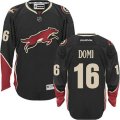 Arizona Coyotes #16 Max Domi Premier Black Third NHL Jersey
