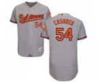 Baltimore Orioles #54 Andrew Cashner Grey Road Flex Base Authentic Collection Baseball Jersey