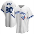 Toronto Blue Jays #30 Alejandro Kirk White Cool Base Stitched Jersey