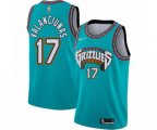 Memphis Grizzlies #17 Jonas Valanciunas Authentic Green Hardwood Classic Basketball Jersey