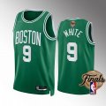 Boston Celtics #9 Derrick White Green 2022 Finals Stitched Jersey