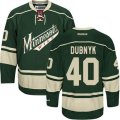 Minnesota Wild #40 Devan Dubnyk Premier Green Third NHL Jersey