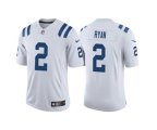 Indianapolis Colts #2 Matt Ryan White Game Stitched Jersey